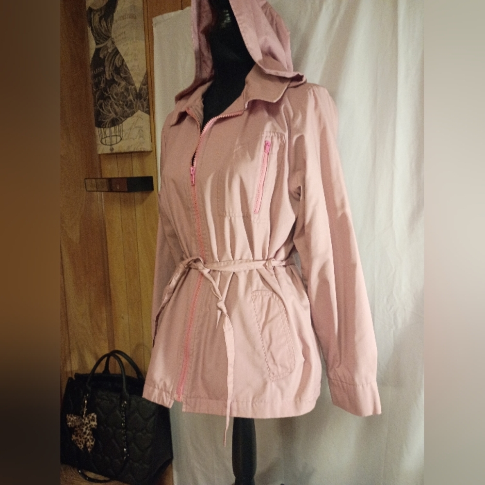 Pink Vintage Fingerhut Women's Hooded Jacket